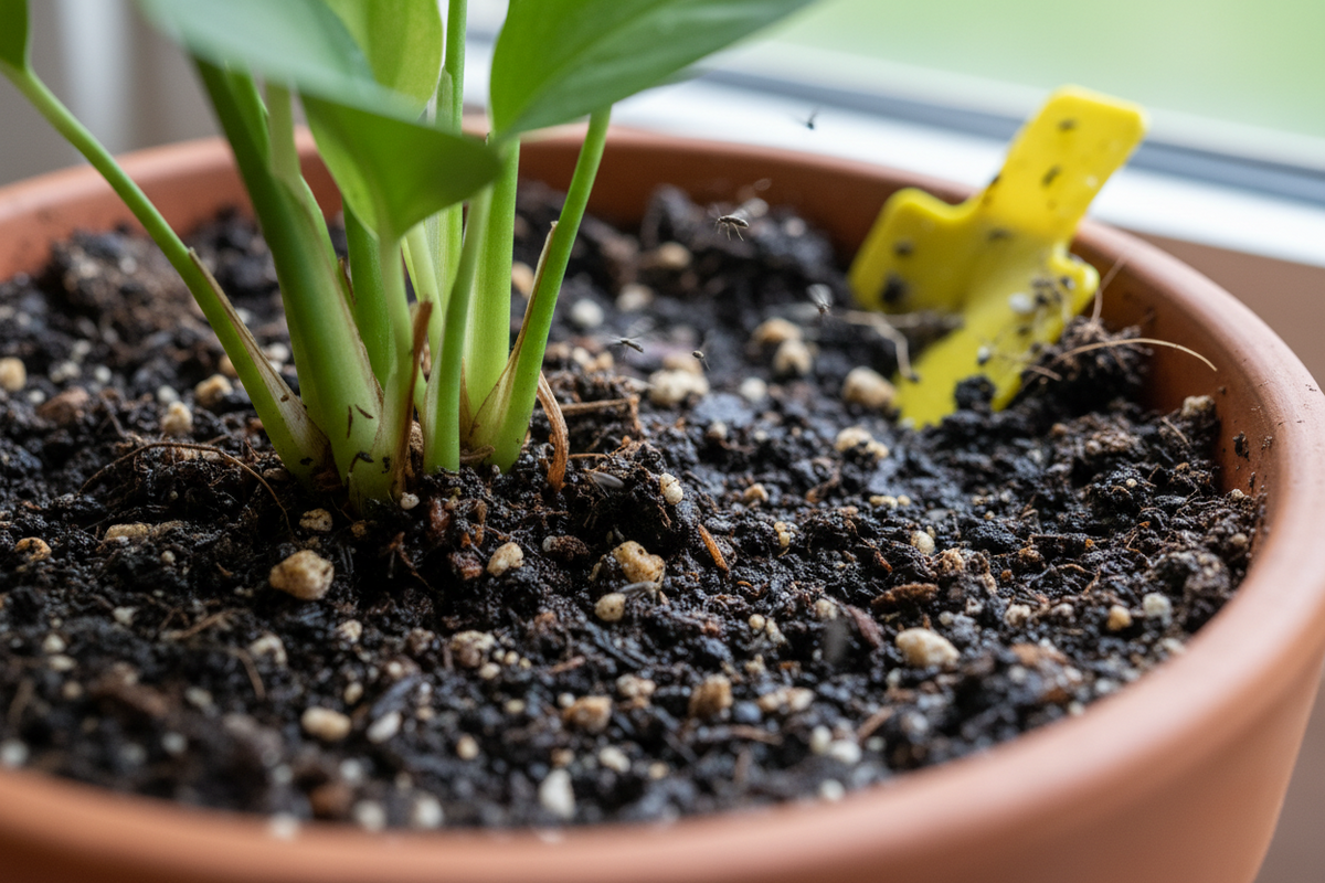 Gnats in soil