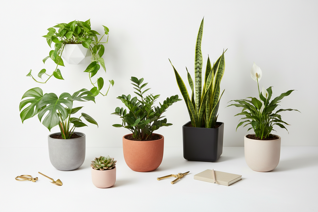 Assortment of easy indoor plants - Green thumb Haven