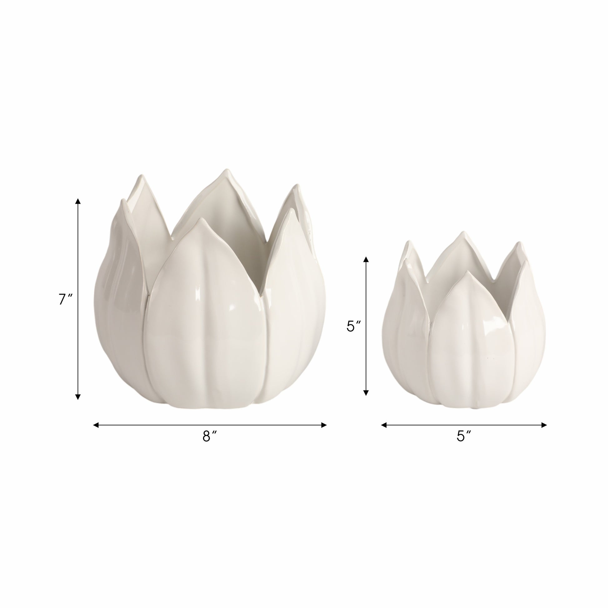 Garden Petal Ceramic Planter