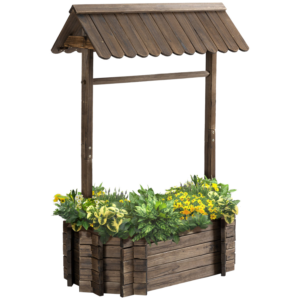 Wishing Well Garden Bed Planter