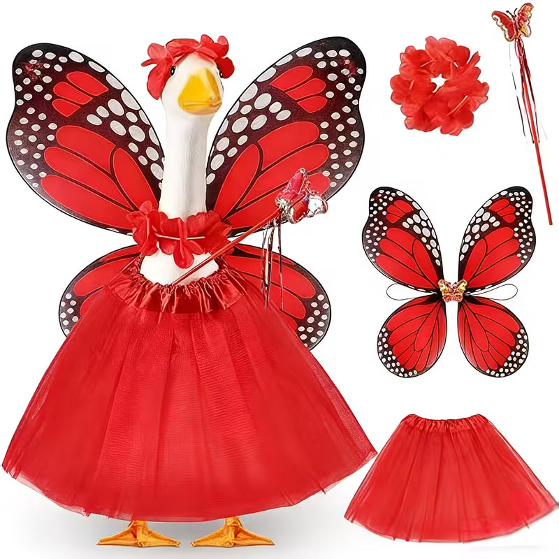 Porch Goose Fairy Outfit
