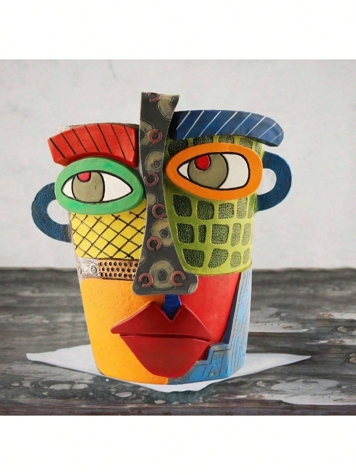 Abstract Face Planter Green Thumb Haven