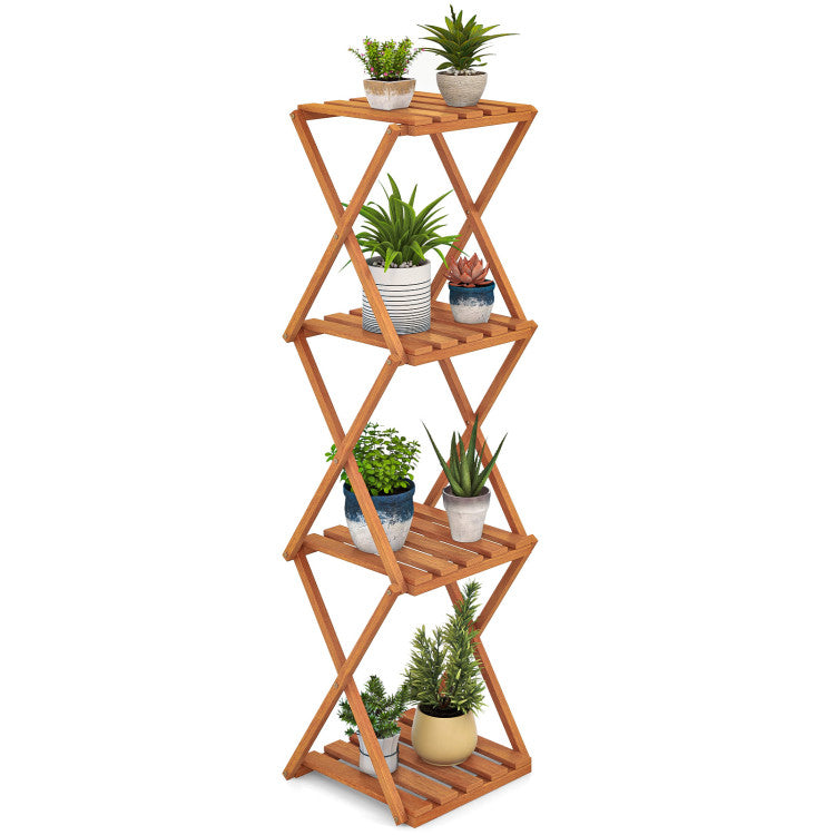 standing plant rack Tiered Plant Stand – Green Thumb Haven