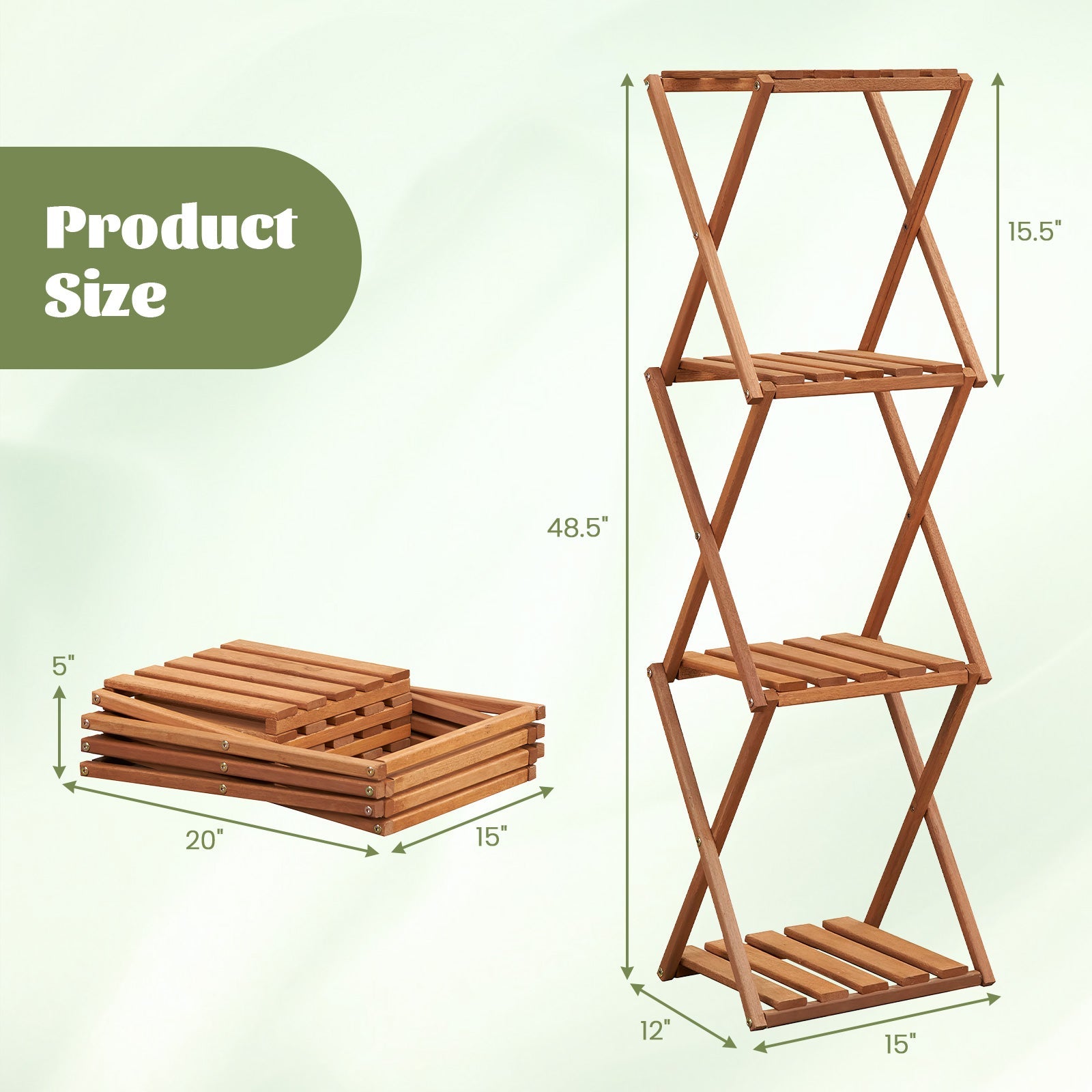 Tiered Plant Stand Costway