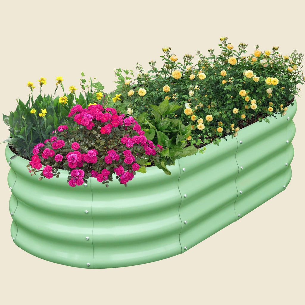 Galvanized Raised Garden Bed Green Thumb Haven
