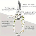 Floral Garden Shears Green Thumb Haven