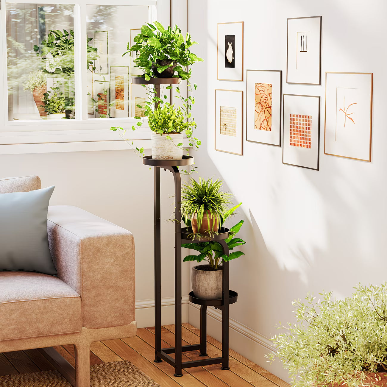 Modern Metal Plant Stand Green Thumb Haven