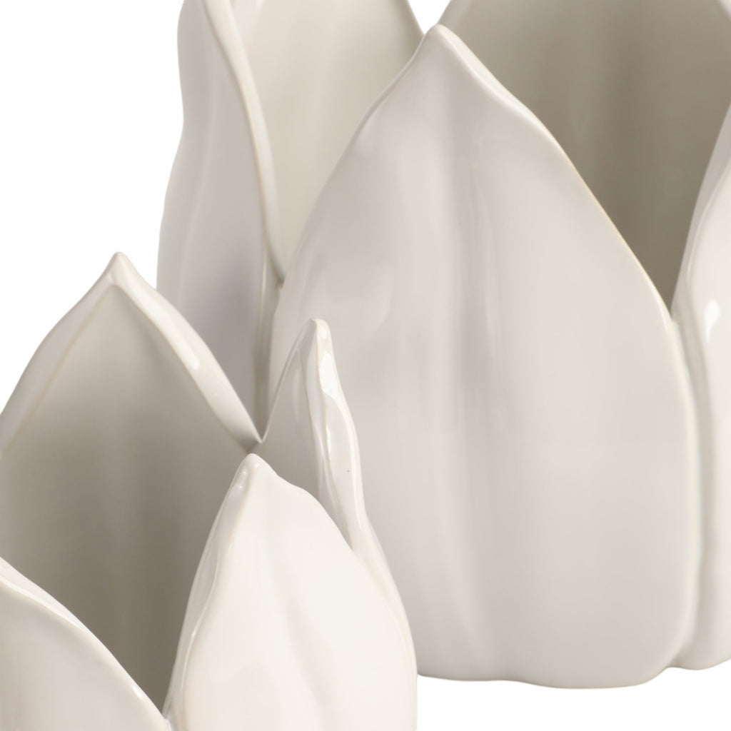 Garden Petal Ceramic Planter Sagebrook Home