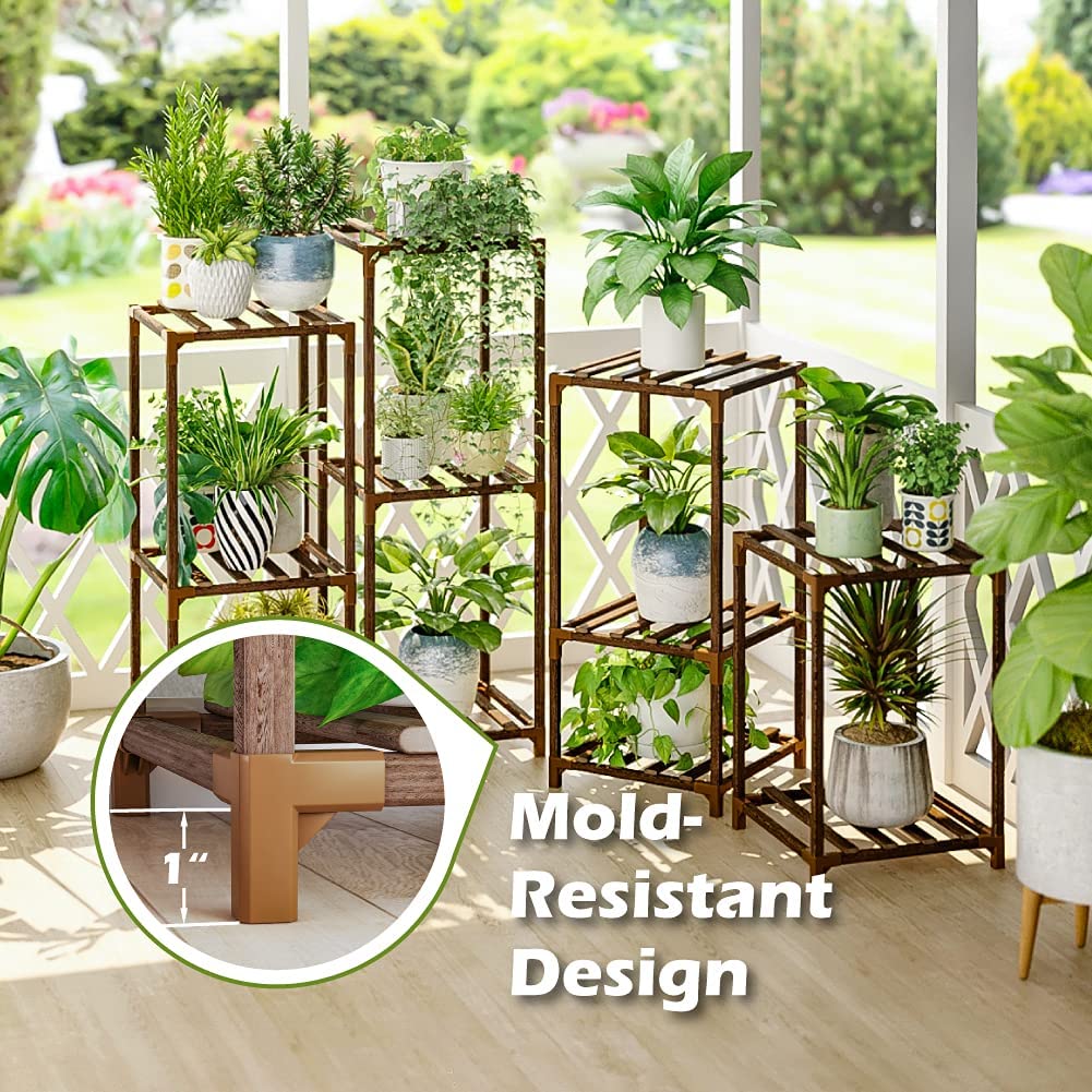 indoor plant corner stand Corner Plant Stand – Green Thumb Haven