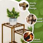 Corner Plant Stand Bamworld