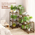 Corner Plant Stand Bamworld