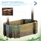 Wishing Well Garden Bed Planter