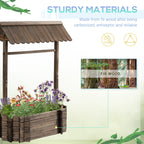 Wishing Well Garden Bed Planter