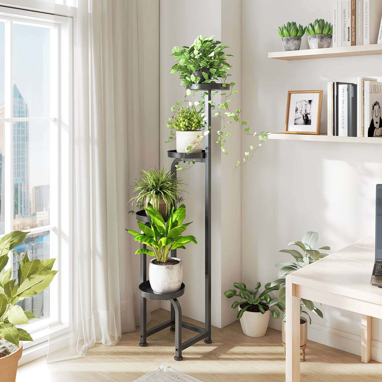 Modern Metal Plant Stand Green Thumb Haven