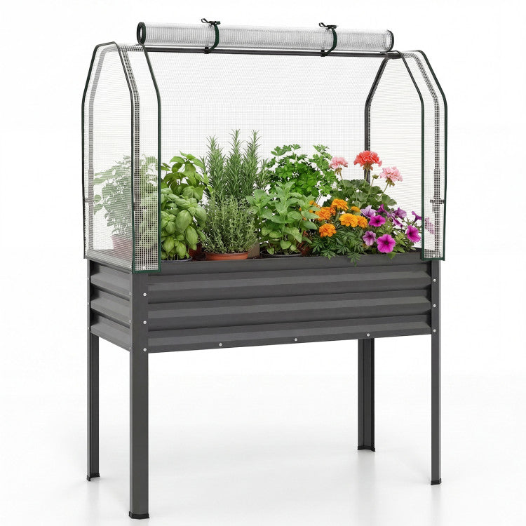 Galvanized Raised Garden Bed Green Thumb Haven
