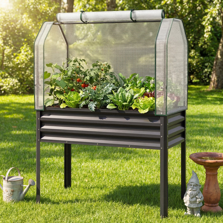 Galvanized Raised Garden Bed Green Thumb Haven