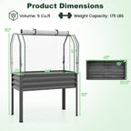 Galvanized Raised Garden Bed Green Thumb Haven