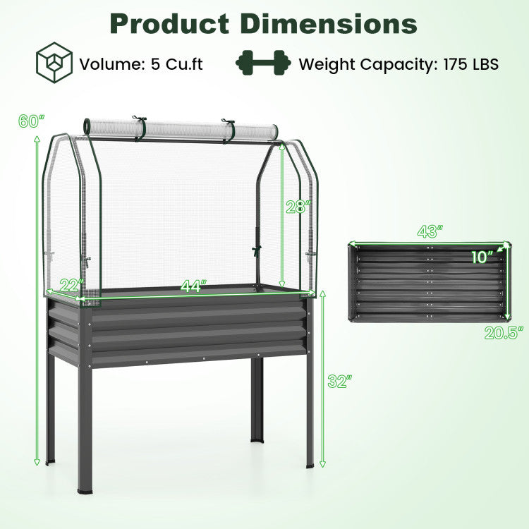 Galvanized Raised Garden Bed Green Thumb Haven