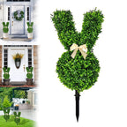 Whimsical Bunny Topiary Tree Green Thumb Haven