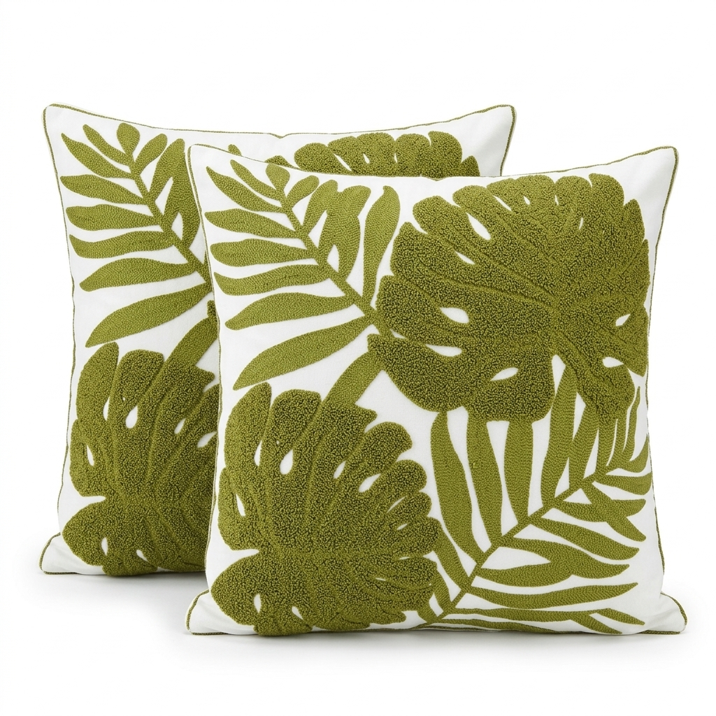 Leaf Pillow Cover
