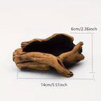 Wood Grain Concrete Planter Green Thumb Haven