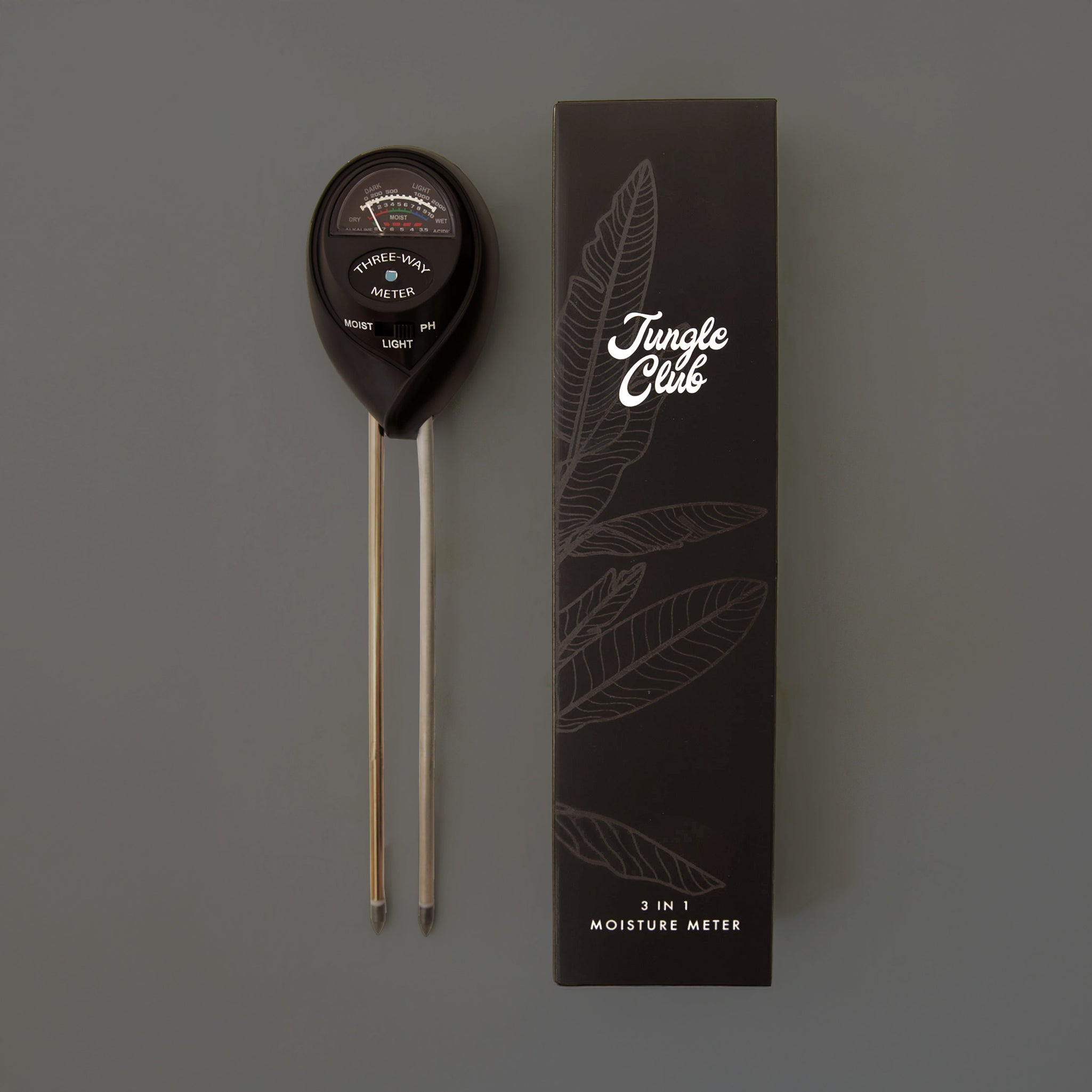 3-in-1 Moisture Meter | Black - Green Thumb Haven