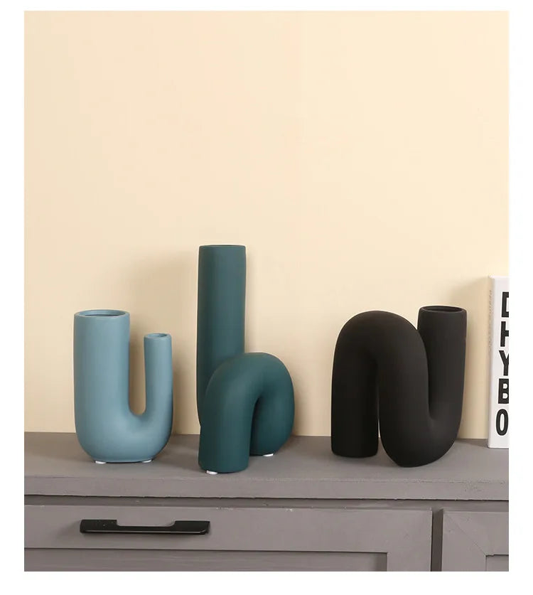 Artisan Ceramic Vase Green Thumb Haven