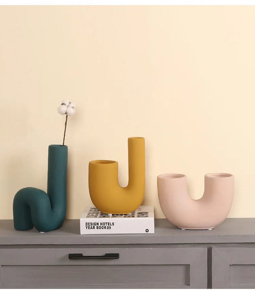 Artisan Ceramic Vase - Green Thumb Haven