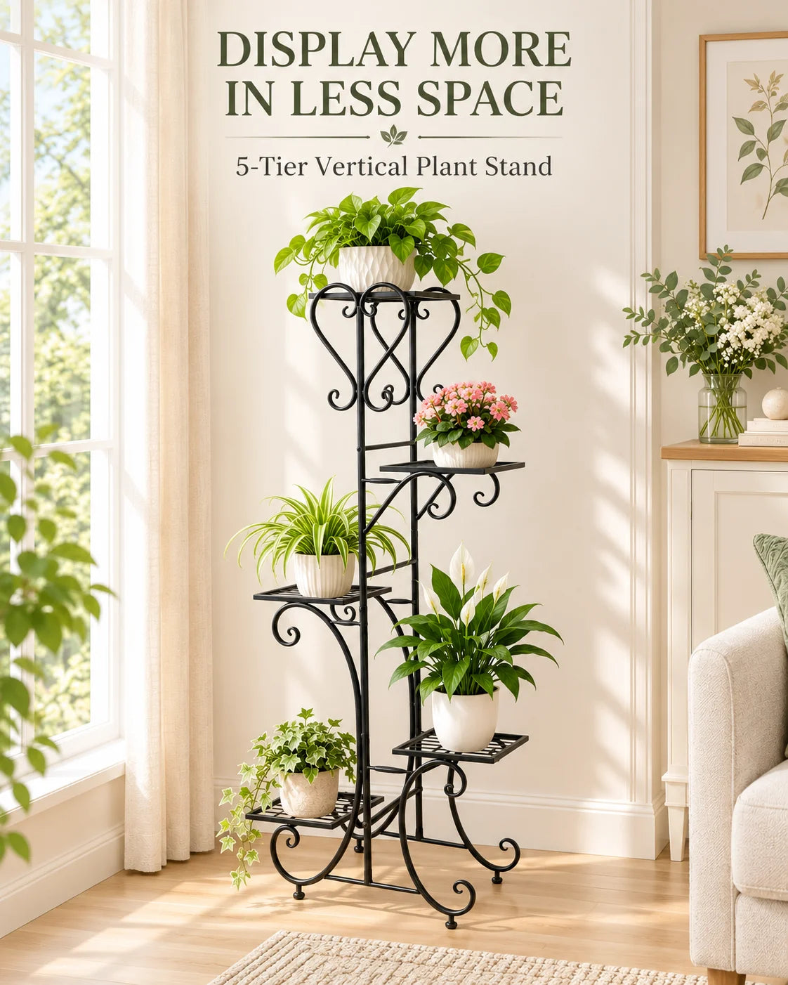 Metal Plant Stand Green Thumb Haven