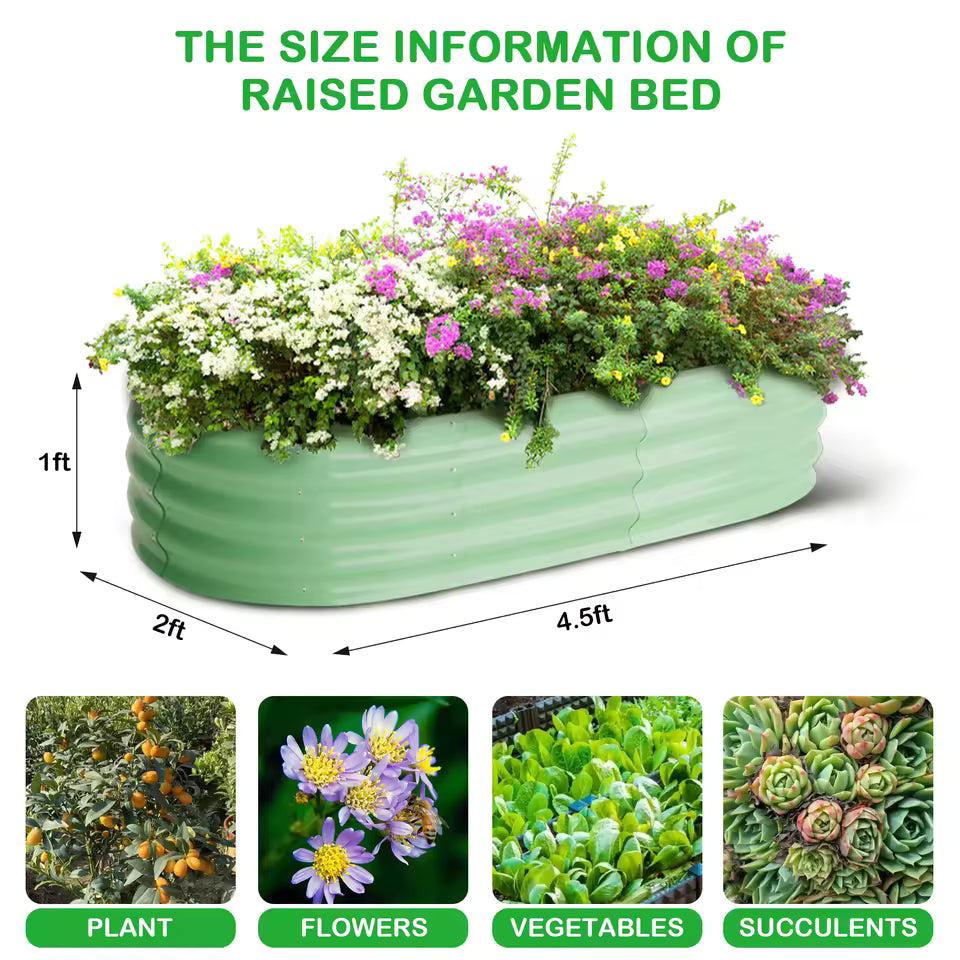 Galvanized Raised Garden Bed