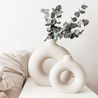 White Vase Green Thumb Haven