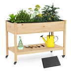Wood Raised Garden Bed Costway
