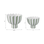 Scalloped Ceramic Planter Green Thumb Haven