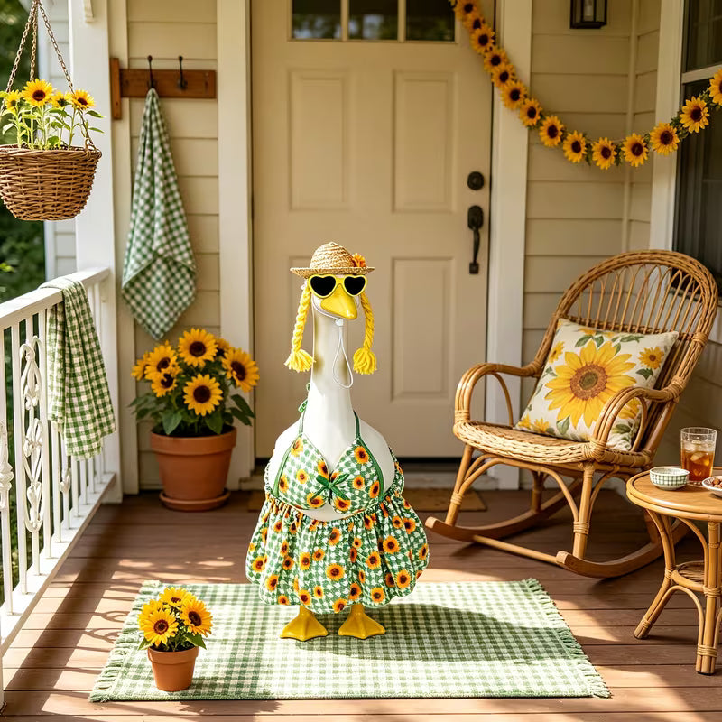 Sunflower Bikini Porch Goose Outfit