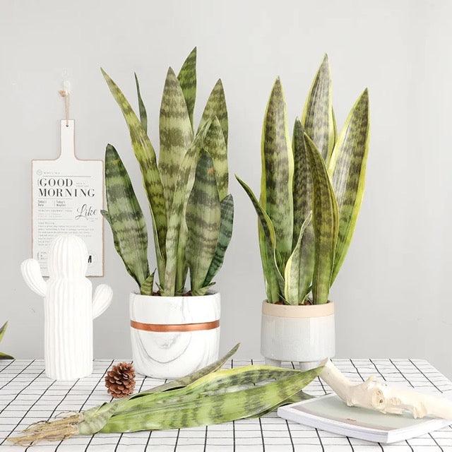 Artificial Snake Plant - Green Thumb Haven