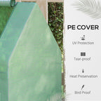 Galvanized Raised Garden Bed With Mini Greenhouse Cover