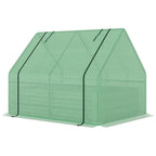 Galvanized Raised Garden Bed With Mini Greenhouse Cover