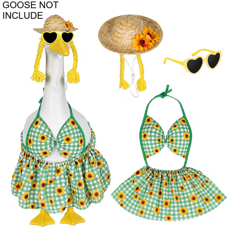 Sunflower Bikini Porch Goose Outfit