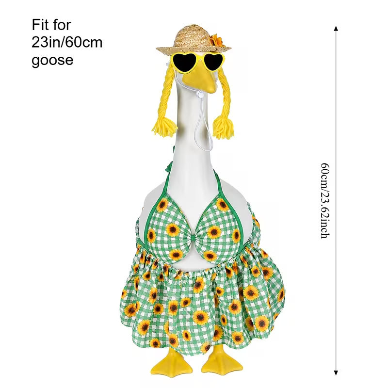 Sunflower Bikini Porch Goose Outfit