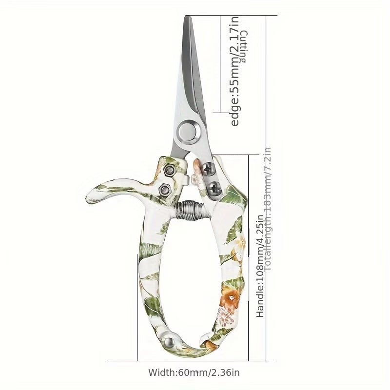 Floral Garden Shears Green Thumb Haven