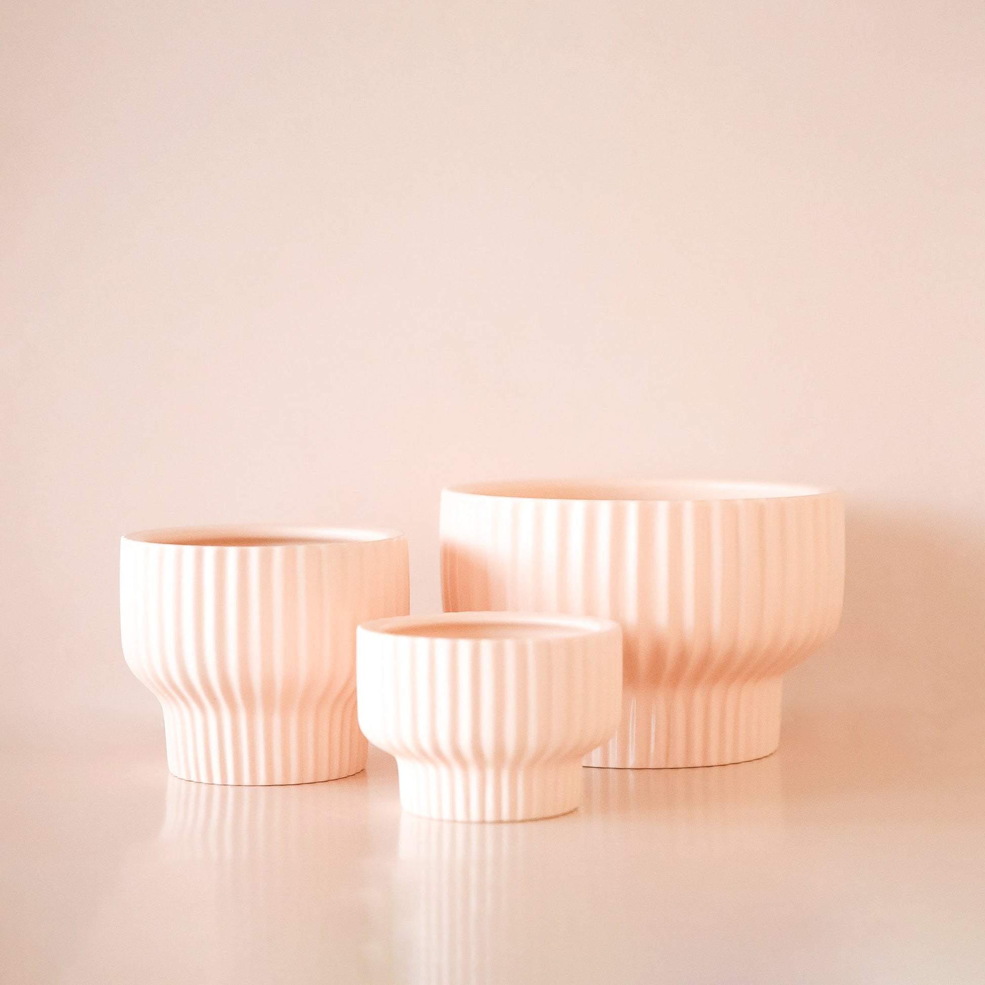 Presley Pedestal Ceramic Planter