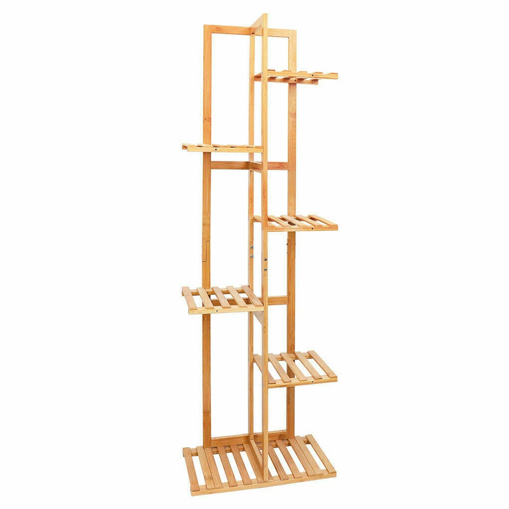 Bamboo Corner Plant Stand Set