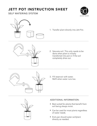 Self - Watering Jett Planter - Green Thumb Haven