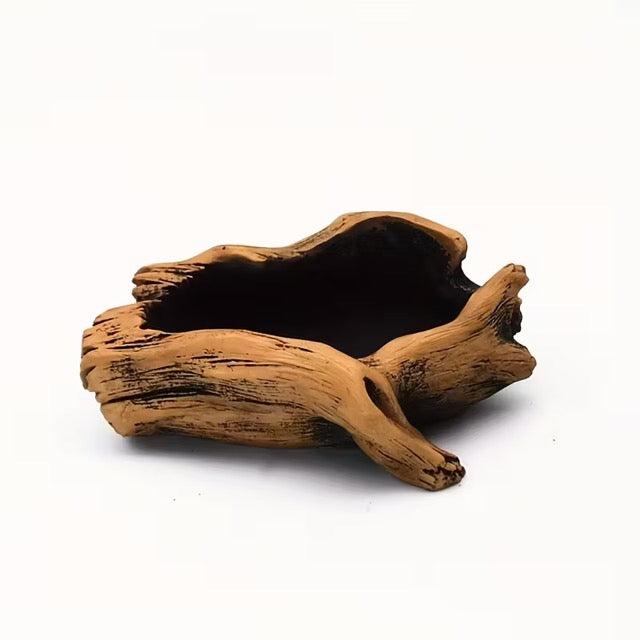 Wood Grain Concrete Planter Green Thumb Haven