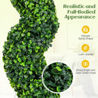 Pre-Lit Topiary Tree Set Costway