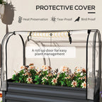 Metal Elevated Garden Bed Outsunny