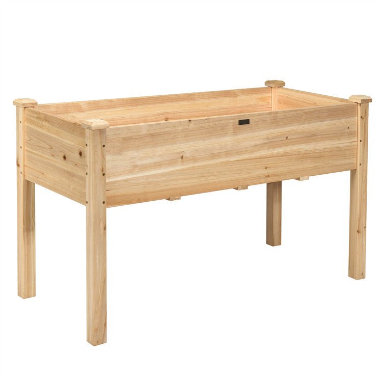Wood Raised Garden Bed - Green Thumb Haven