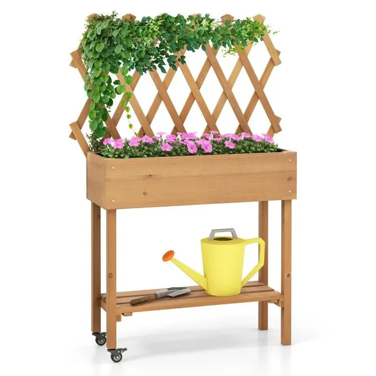 Wood Raised Garden Bed Planter  - Green Thumb Haven